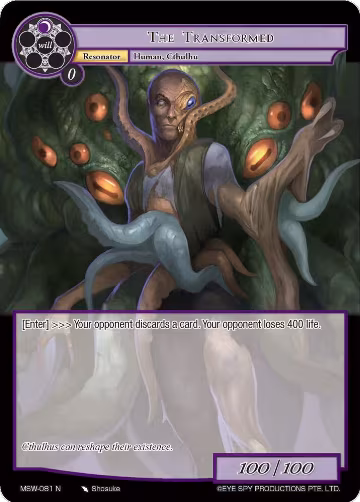 The Transformed (MSW-081), The Magic Stone War - Zero — Force of Will card price