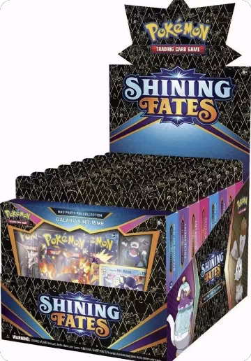 Shining Fates Mad Party Pin Collection Display, Shining Fates — Pokémon sealed product price