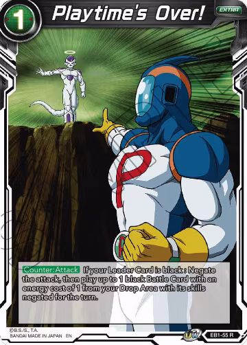 Playtime's Over! (EB1-55), Battle Evolution Booster — DB Super card price