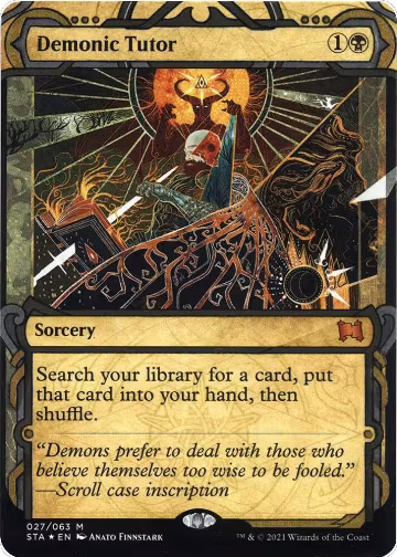 Demonic Tutor (Foil Etched) (27), Strixhaven: Mystical Archive — Magic card price