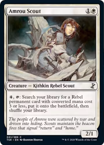 Amrou Scout (1), Time Spiral: Remastered — Magic card price