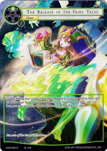 The Release of the Fairy Tales (Full Art) (MSW-062), The Magic Stone War - Zero — Force of Will card price