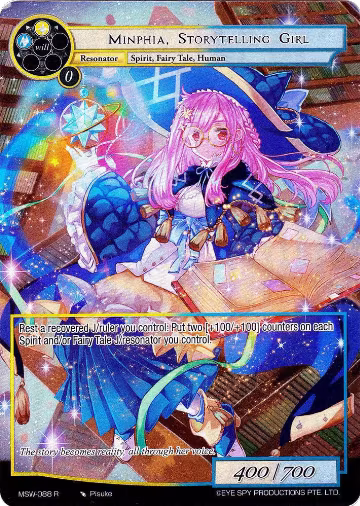 Minphia, Storytelling Girl (Full Art) (MSW-088), The Magic Stone War - Zero — Force of Will card price