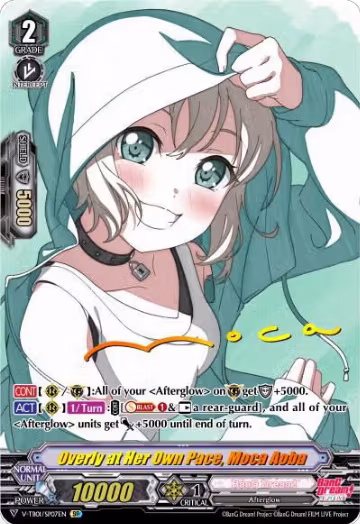 Overly at Her Own Pace, Moca Aoba (SP) (V-TB01/SP07EN), V-TB01: BanG Dream! FILM LIVE — Vanguard card price
