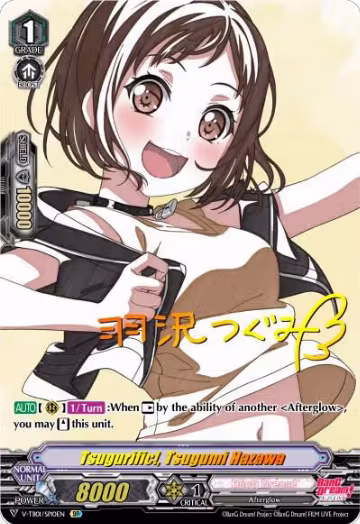 Tsugurific!, Tsugumi Hazawa (SP) (V-TB01/SP10EN), V-TB01: BanG Dream! FILM LIVE — Vanguard card price