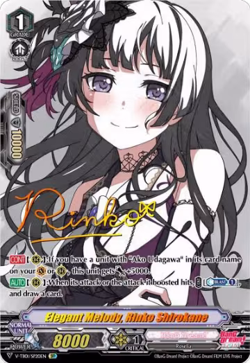 Elegant Melody, Rinko Shirokane (SP) (V-TB01/SP20EN), V-TB01: BanG Dream! FILM LIVE — Vanguard card price