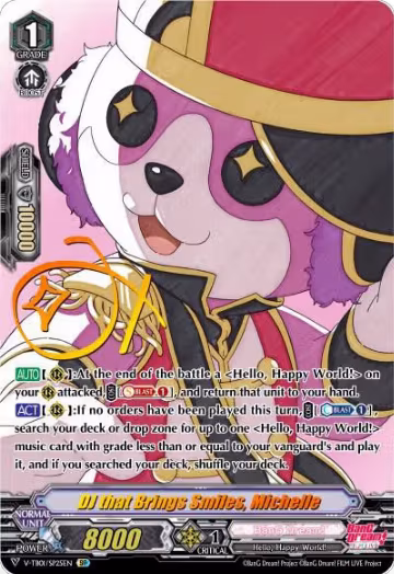 DJ that Brings Smiles, Michelle (SP) (V-TB01/SP25EN), V-TB01: BanG Dream! FILM LIVE — Vanguard card price