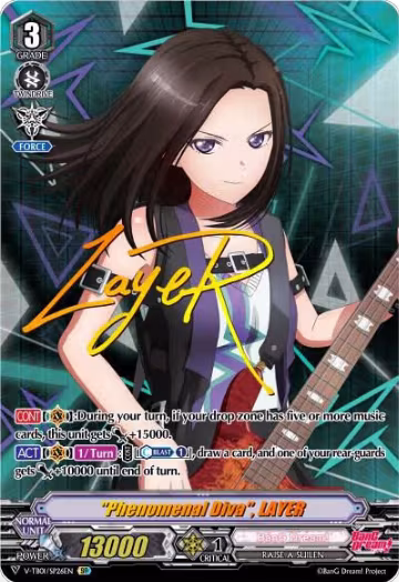 "Phenomenal Diva", LAYER (SP) (V-TB01/SP26EN), V-TB01: BanG Dream! FILM LIVE — Vanguard card price