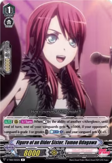 Figure of an Older Sister, Tomoe Udagawa (Parallel Foil) (V-TB01/025EN), V-TB01: BanG Dream! FILM LIVE — Vanguard card price