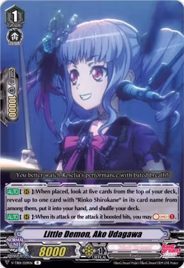 Little Demon, Ako Udagawa (Parallel Foil) (V-TB01/029EN), V-TB01: BanG Dream! FILM LIVE — Vanguard card price