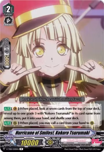 Hurricane of Smiles!, Kokoro Tsurumaki (V-TB01/030EN), V-TB01: BanG Dream! FILM LIVE — Vanguard card price