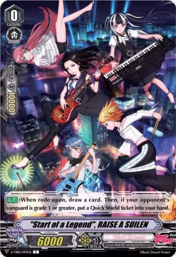 "Start of a Legend", RAISE A SUILEN (V-TB01/047EN), V-TB01: BanG Dream! FILM LIVE — Vanguard card price