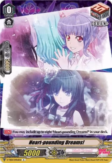 Heart-pounding Dreams! (D) (Roselia) (V-TB01/049dEN), V-TB01: BanG Dream! FILM LIVE — Vanguard card price