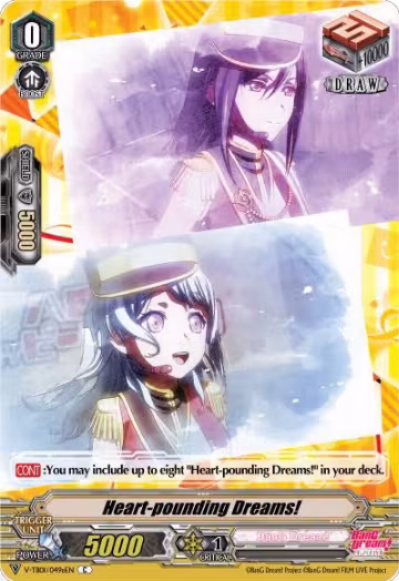 Heart-pounding Dreams! (E) (Hello, Happy World!) (Parallel Foil) (V-TB01/049eEN), V-TB01: BanG Dream! FILM LIVE — Vanguard card price
