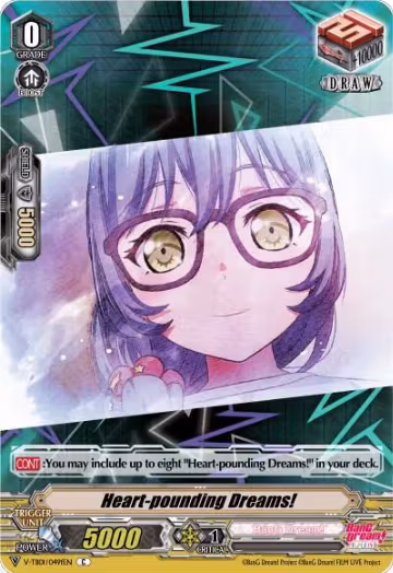Heart-pounding Dreams! (F) (RAISE A SUILEN) (Parallel Foil) (V-TB01/049fEN), V-TB01: BanG Dream! FILM LIVE — Vanguard card price