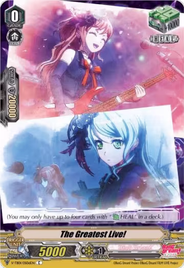 The Greatest Live! (D) (Roselia) (Parallel Foil) (V-TB01/050dEN), V-TB01: BanG Dream! FILM LIVE — Vanguard card price