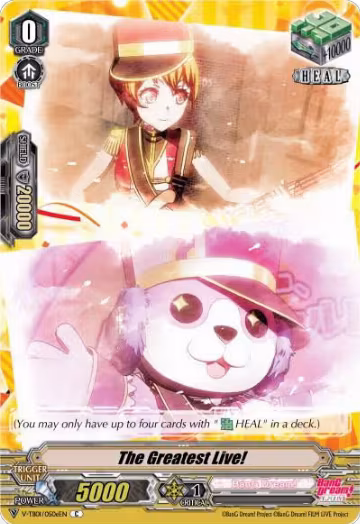 The Greatest Live! (E) (Hello, Happy World!) (Parallel Foil) (V-TB01/050eEN), V-TB01: BanG Dream! FILM LIVE — Vanguard card price