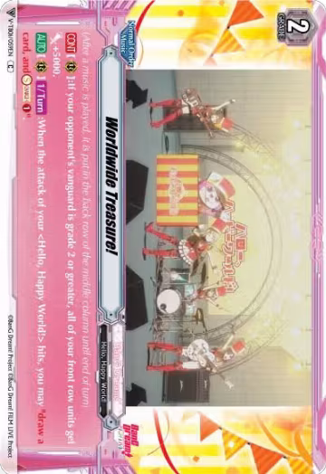 Worldwide Treasure! (Parallel Foil) (V-TB01/059EN), V-TB01: BanG Dream! FILM LIVE — Vanguard card price