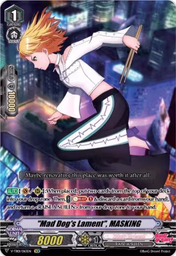 "Mad Dog's Lament", MASKING (V-TB01/063EN), V-TB01: BanG Dream! FILM LIVE — Vanguard card price