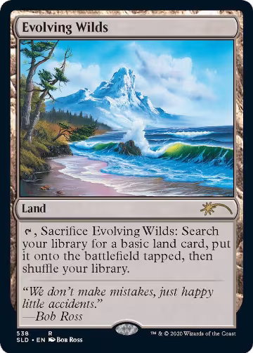 Evolving Wilds (Bob Ross) (538), Secret Lair Drop Series — Magic card price