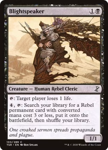 Blightspeaker (103), Time Spiral: Remastered — Magic card price