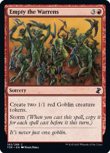 Empty the Warrens (162), Time Spiral: Remastered — Magic card price