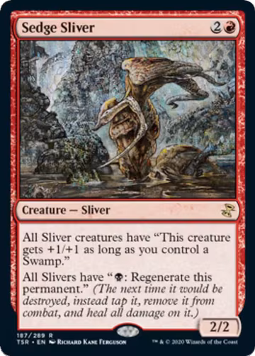 Sedge Sliver (187), Time Spiral: Remastered — Magic card price