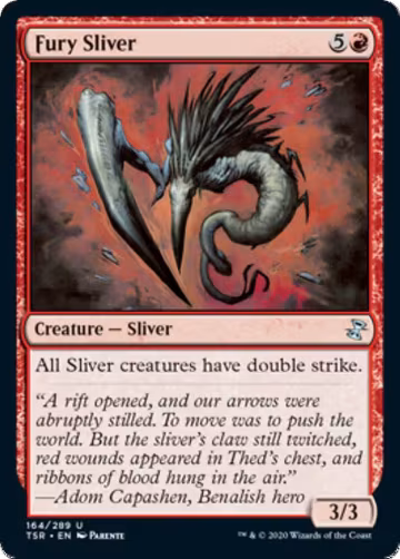 Fury Sliver (164), Time Spiral: Remastered — Magic card price