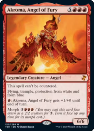 Akroma, Angel of Fury (150), Time Spiral: Remastered — Magic card price