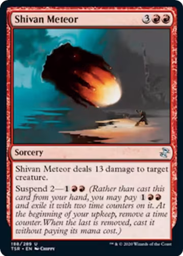 Shivan Meteor (188), Time Spiral: Remastered — Magic card price