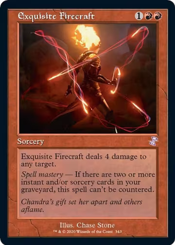 Exquisite Firecraft (343), Time Spiral: Remastered — Magic card price