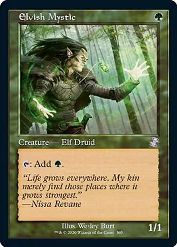 Elvish Mystic (360), Time Spiral: Remastered — Magic card price