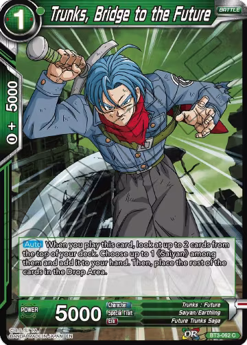 Trunks, Bridge to the Future (Reprint) (BT3-062), Battle Evolution Booster — DB Super card price