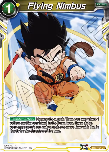Flying Nimbus (Reprint) (BT3-104), Battle Evolution Booster — DB Super card price