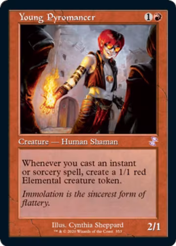 Young Pyromancer (353), Time Spiral: Remastered — Magic card price
