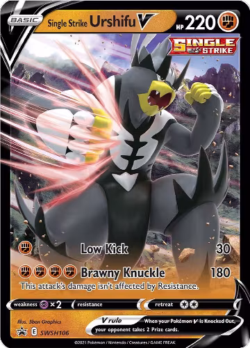 Single Strike Urshifu V - SWSH106 (SWSH106), Sword & Shield Promo Cards — Pokémon card price