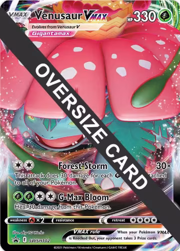 Venusaur VMAX - SWSH102 (SWSH102), Jumbo Cards — Pokémon card price