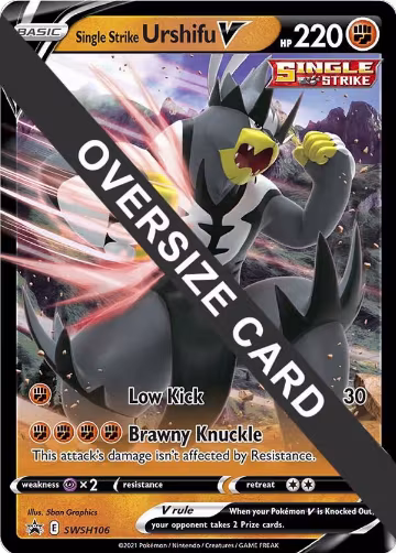 Single Strike Urshifu V - SWSH106 (SWSH106), Jumbo Cards — Pokémon card price