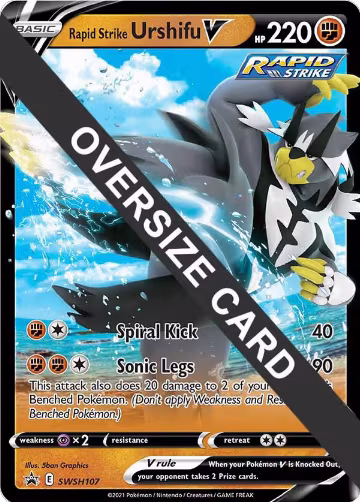 Rapid Strike Urshifu V - SWSH107 (SWSH107), Jumbo Cards — Pokémon card price