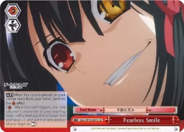 Fearless Smile (DAL/W79-E073 CR), Date A Live — Weiß Schwarz card price