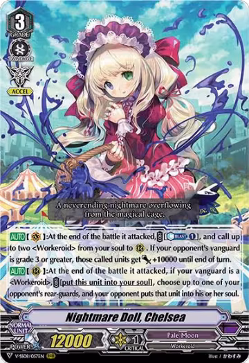 Nightmare Doll, Chelsea (V-SS08/057EN), V-SS08: Clan Selection Plus Vol.2 — Vanguard card price