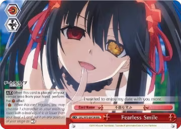 Fearless Smile (RRR) (DAL/W79-E073R RRR), Date A Live — Weiß Schwarz card price