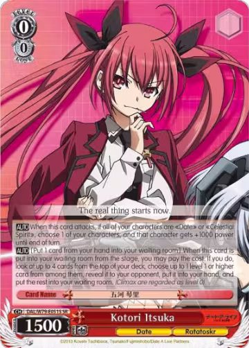 Kotori Itsuka (SR) (DAL/W79-E051S SR), Date A Live — Weiß Schwarz card price