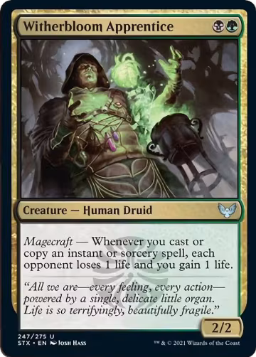 Witherbloom Apprentice (247), Strixhaven: School of Mages — Magic card price