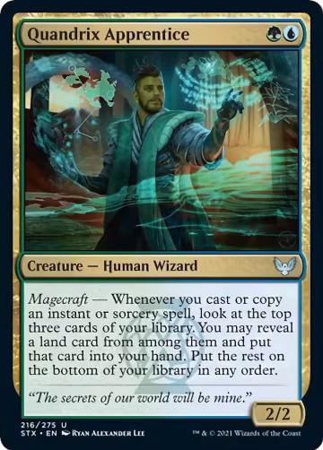 Quandrix Apprentice (216), Strixhaven: School of Mages — Magic card price