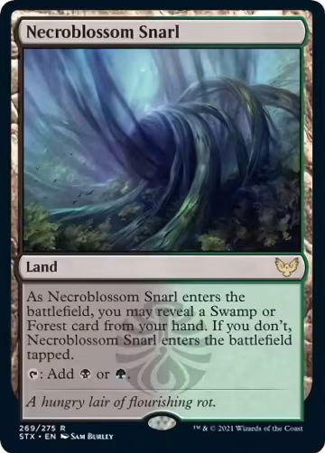 Necroblossom Snarl (269), Strixhaven: School of Mages — Magic card price