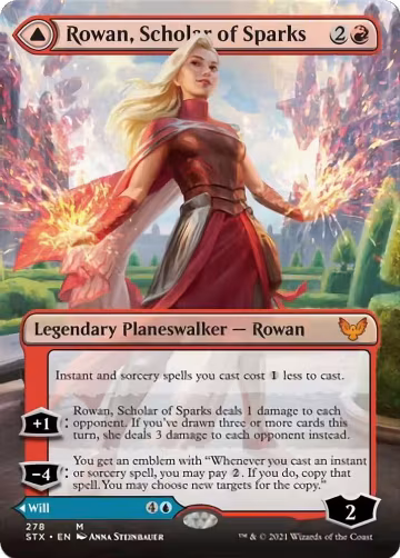 Rowan, Scholar of Sparks (Borderless) (278), Strixhaven: School of Mages — Magic card price