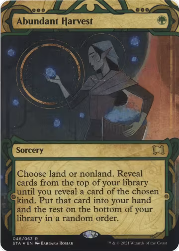 Abundant Harvest (Foil Etched) (48), Strixhaven: Mystical Archive — Magic card price