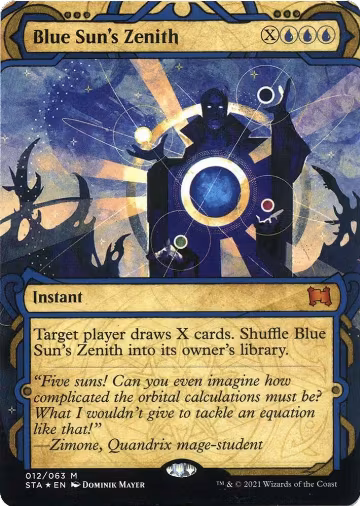 Blue Sun's Zenith (Foil Etched) (12), Strixhaven: Mystical Archive — Magic card price