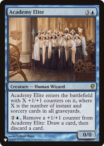 Academy Elite (20/210), The List Reprints — Magic card price